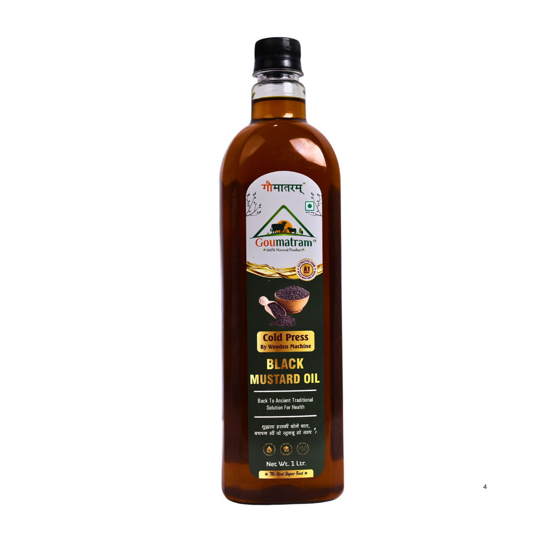 Black Mustard Oil (Wooden Machine Cold-Pressed)