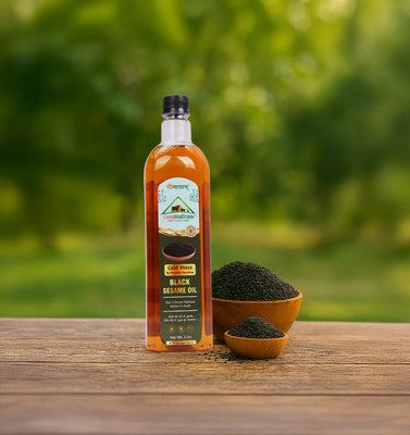 Black Sesame Oil(Wooden Machine Cold Pressed)