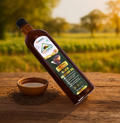 Black Mustard Oil (Wooden Machine Cold-Pressed)