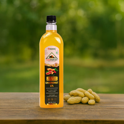 Groundnut Oil(Wooden Machine Cold Pressed)