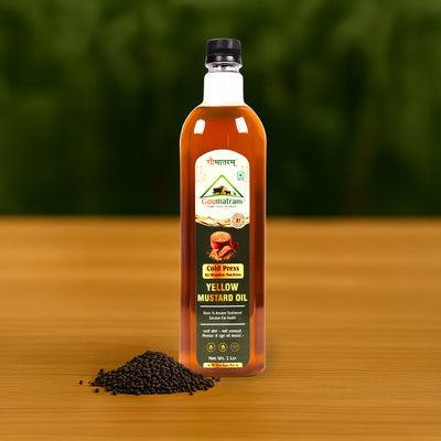 Yellow Mustard Oil(Wooden Machine Cold Pressed)